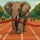 Elephant Race Finish 1st Place